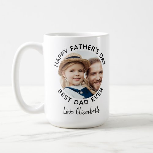 Best DAD Ever Custom 2 Photo Happy Father's Day Coffee Mug - Surprise dad this fathers day with a personalized photo coffee mug.  
"Best DAD Ever" Personalize this dad mug with favorite photo, and name.. Visit our collection for the best dad father's day gifts and personalized dad gifts.   COPYRIGHT © 2020 Judy Burrows, Black Dog Art - All Rights Reserved. Best DAD Ever Custom 2 Photo Happy Father's Day Coffee Mug