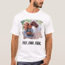 Best Dad Ever Custom Family Photo Father's Day T-Shirt