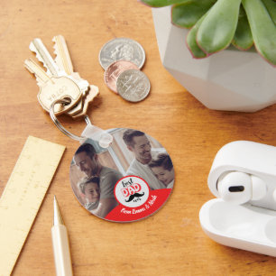 Best Dad Ever Custom Father's Day Gift Keychain
