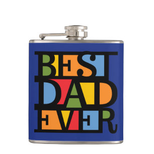 BEST DAD EVER custom flask