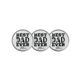 Best Dad Ever Custom Name Father's Day Golf Ball Marker