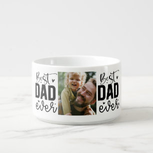 Best Dad Ever Custom Photo Bowl