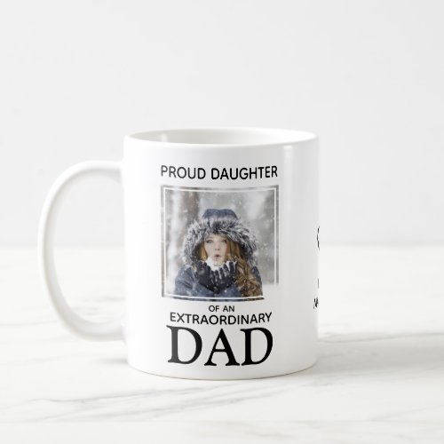 Best Dad Ever Custom Photo Coffee Mug