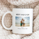 Best Dad Ever Custom Photo Coffee Mug<br><div class="desc">This best dad ever coffee mug features simple text with a photo.  All text can be customized.  Add your own photo to create a truly unique gift for Fathers Day,  dad's birthday or Christmas.</div>