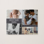 Best Dad Ever Custom Photo Collage Family Jigsaw Puzzle<br><div class="desc">Cherish Memories with "Best Dad Ever" Custom Photo Collage Family Jigsaw Puzzle 🧡 Celebrate the Best Dad This Father's Day, gift the embodiment of cherished memories and love with a personalized "Best Dad Ever" photo collage jigsaw puzzle. Tailored with heartfelt moments, create a keepsake that’s not just a gift but...</div>
