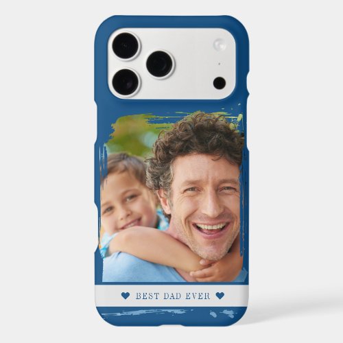 Best dad ever custom photo father personalized  iPhone 17 pro max case