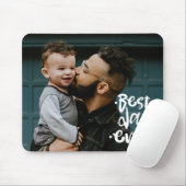Best Dad ever Custom Photo Father's Day Gift Mouse Pad (With Mouse)
