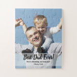 Best Dad Ever! Custom Photo Father's day Jigsaw Puzzle<br><div class="desc">Introducing our "Best Dad Ever! Custom Photo Father's Day Puzzle" – a heartfelt and unique gift to celebrate the special father figure in your life. This puzzle allows you to customize it with a personal message and a favorite photo, adding a personal touch to your Father's Day gift. Customize every...</div>