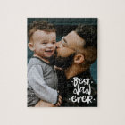 Best Dad ever Custom Photo Father's Day Vertical