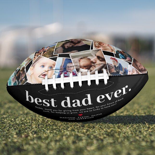 “Best Dad Ever” Custom Photo Football (Creator Uploaded)