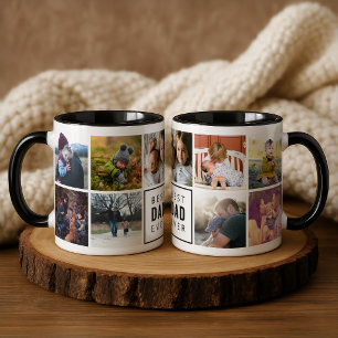 Best DAD Ever Custom Photo Mug