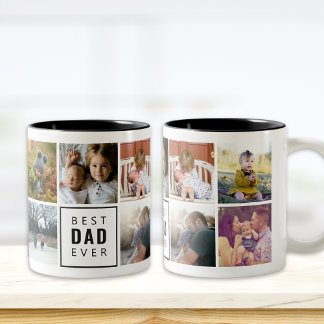 Best DAD Ever Custom Photo Mug