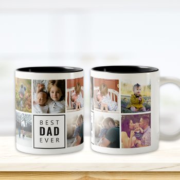 Best Dad Ever Custom Photo Mug by TrendItCo at Zazzle