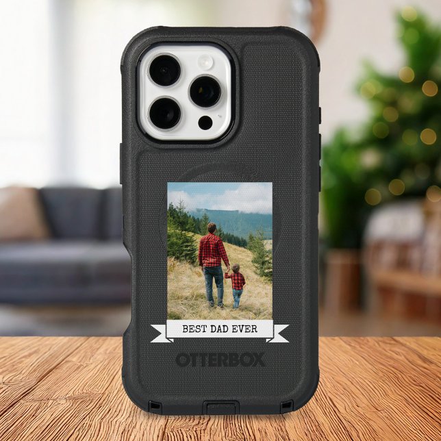 Best Dad Ever Custom Photo Otterbox iPhone Case (Creator Uploaded)