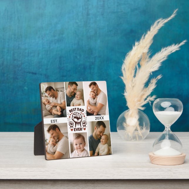 Best Dad Ever Custom Photo | Personalized Father’s Plaque (Insitu)