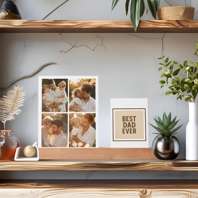 Best Dad Ever | Custom Photo Wall Decor  Picture Ledge (Creator Uploaded)