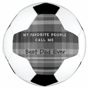 Best Dad Ever Custom Soccer Ball