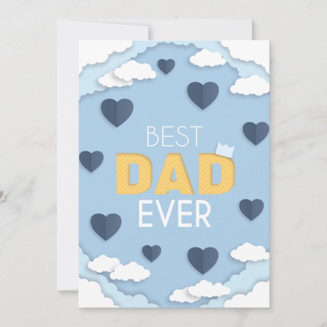 Best Dad Ever Cute Father's Day  (Front)