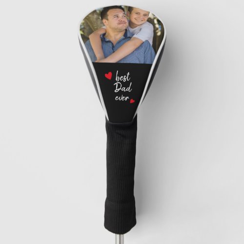 Best Dad Ever Cute Photo Personalized  Golf Head Cover