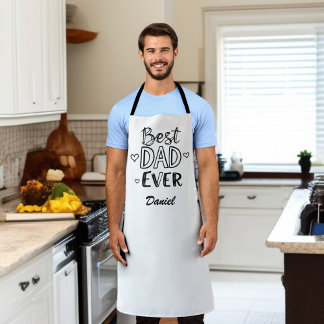 Best Dad Ever | Doodle Personalized Father's Day Apron