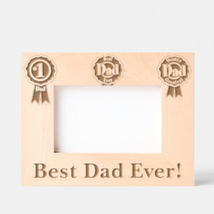 Best Dad Ever! Engraved Frames
