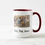 Best Dad Ever Family Fun Photo Mug at Zazzle