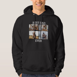 Best Dad Ever Father Daddy Photo Collage Picture  Hoodie