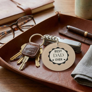 Best Dad Ever Father’s Day Gift Idea 2025 Keychain