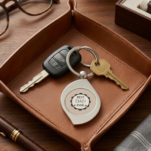 Best Dad Ever Father’s Day Gift Idea 2025 Keychain