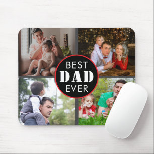 Best dad ever Father's Day 4 Photo Mouse Pad