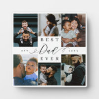 All Star Dad  Happy Father's Day Photo & Monogram Baseball Black -  Moodthology Papery