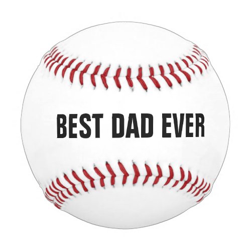 Best Dad Ever Fathers Day Birthday Gift 2024 Baseball