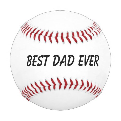 Best Dad Ever Fathers Day Birthday Gift Classy Baseball