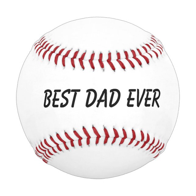 Best Dad Ever Father's Day Birthday Gift Classy Baseball (Front)