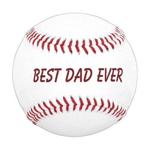 Best Dad Ever Fathers Day Birthday Gift Trendy Baseball