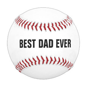 Best Dad Ever Father's Day Birthday Simple Gift Baseball