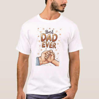 Best Dad Ever - Father's Day Bond Art T-Shirt