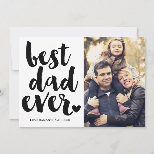 BEST DAD EVER | FATHERS DAY CARD (Front)