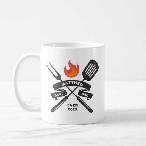 Best Dad Ever Fathers Day Chef Coffee Mug