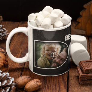 Best Dad Ever Father's Day Gift 3 Photo Cutout Coffee Mug