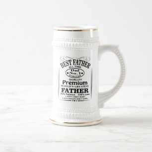Best Dad Ever, Fathers Day Gift, ,Best Father Beer Stein