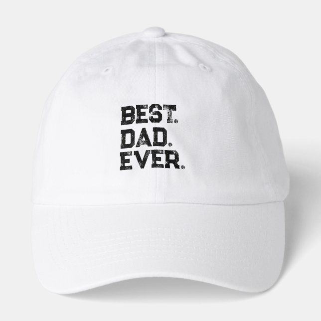 Best Dad Ever Father's Day Gift Hat (Front)