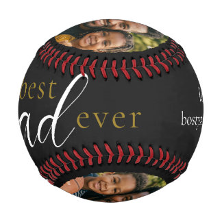 Best Dad Ever Fathers Day Gift Photo  Baseball