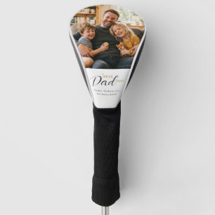Best Dad Ever Fathers Day Gift Photo Golf Head Cover