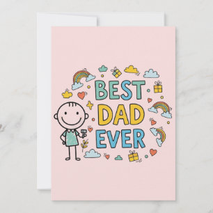 Best Dad Ever Father's Day Invitation