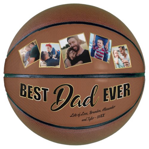Best Dad Ever Fathers Day Keepsake Basketball