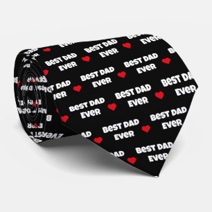 Best Dad Ever Father's Day Neck Tie
