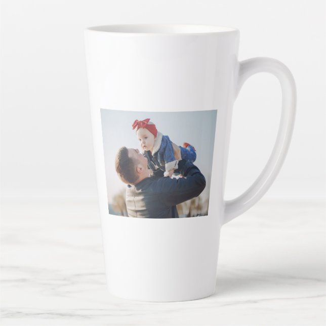 Best Dad Ever Father's day Personalized gift Latte Mug (Right)