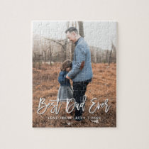 Best Dad Ever Father's Day Personalized Photo  Jigsaw Puzzle