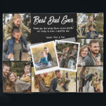 Best dad ever fathers day photo collage family  fleece blanket<br><div class="desc">This blanket features photo collage of a family with kids photo, A text message to best dad ever, you can customize the text.Add you own text and photos to make it one of a kind.A perfect fathers day gift for dad, grandpa, nana, granfather.You can also gift this to your father...</div>